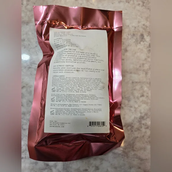 NWT Pat McGrath Labs Lust 004 Bloodwine First Edition/Limited Release Lip Kit - Picture 4 of 4